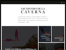 Tablet Screenshot of escapandodelacaverna.com